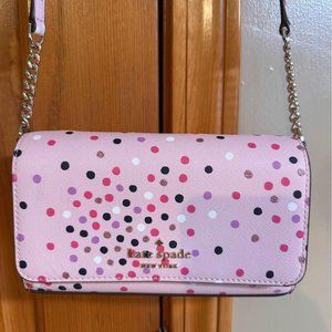 Kate Spade Carson Color-block Convertible Crossbody Glimmer Dot Print